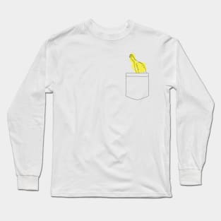 Banana in the Pocket Design Long Sleeve T-Shirt